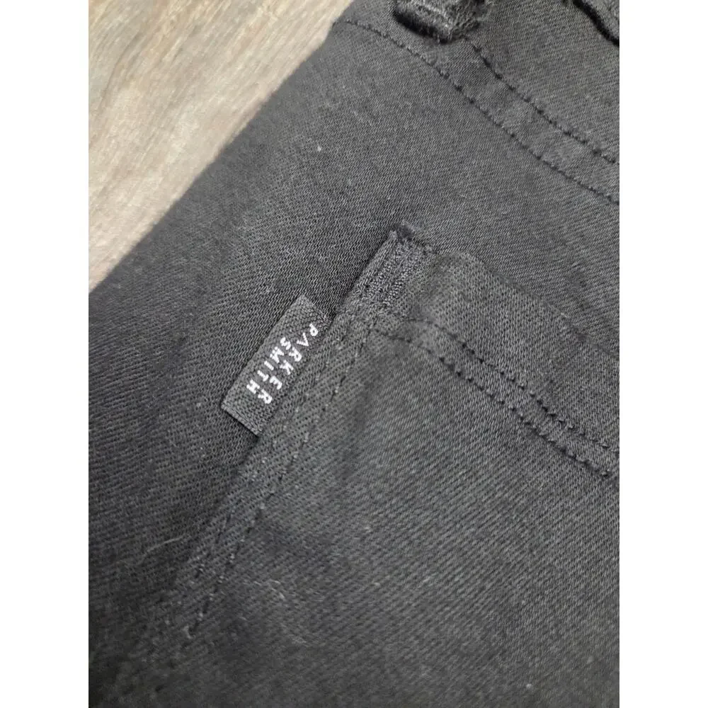 Parker Smith Skinny Fit Stretch Solid Black Pants Made in USA Size 30 - Picture 7 of 7